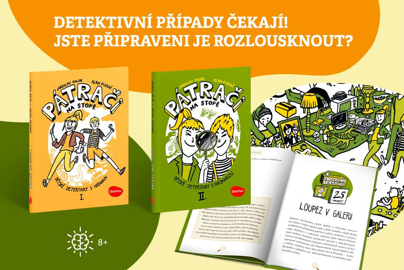 Pátrači na stopě - dětské detektivky s hádankou