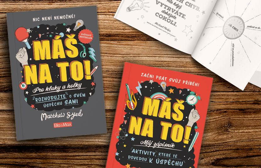 Máš na to! Kniha a zápisník pro kluky a holky - recenze