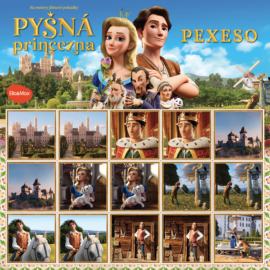 PYŠNÁ PRINCEZNA –  Pexeso