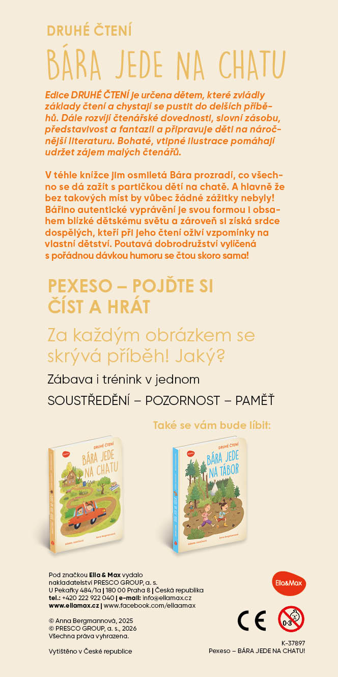 PEXESO – BÁRA JEDE NA CHATU