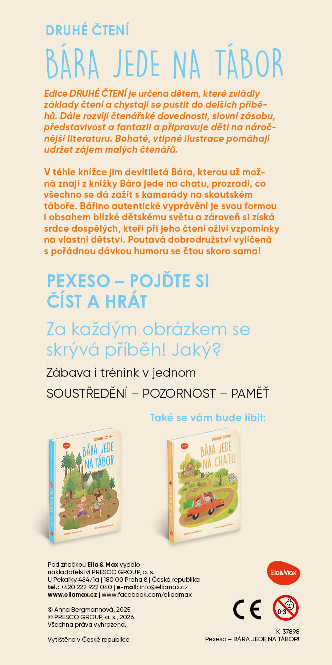 PEXESO – BÁRA JEDE NA TÁBOR