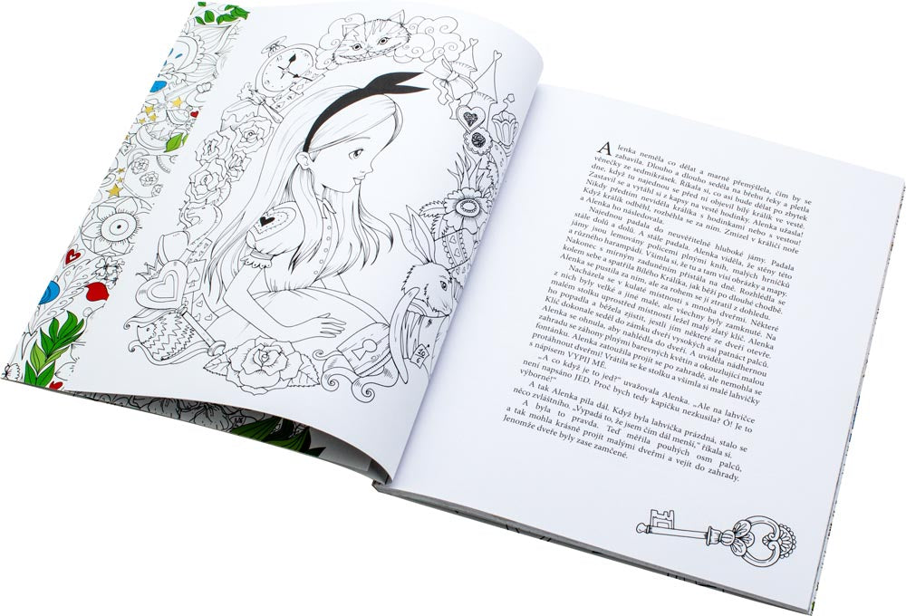 Sněhurka - omalovánky