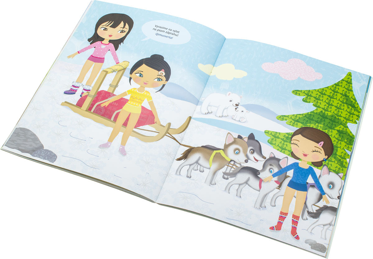 Šaty pre ANOUK – Kniha samolepiek     