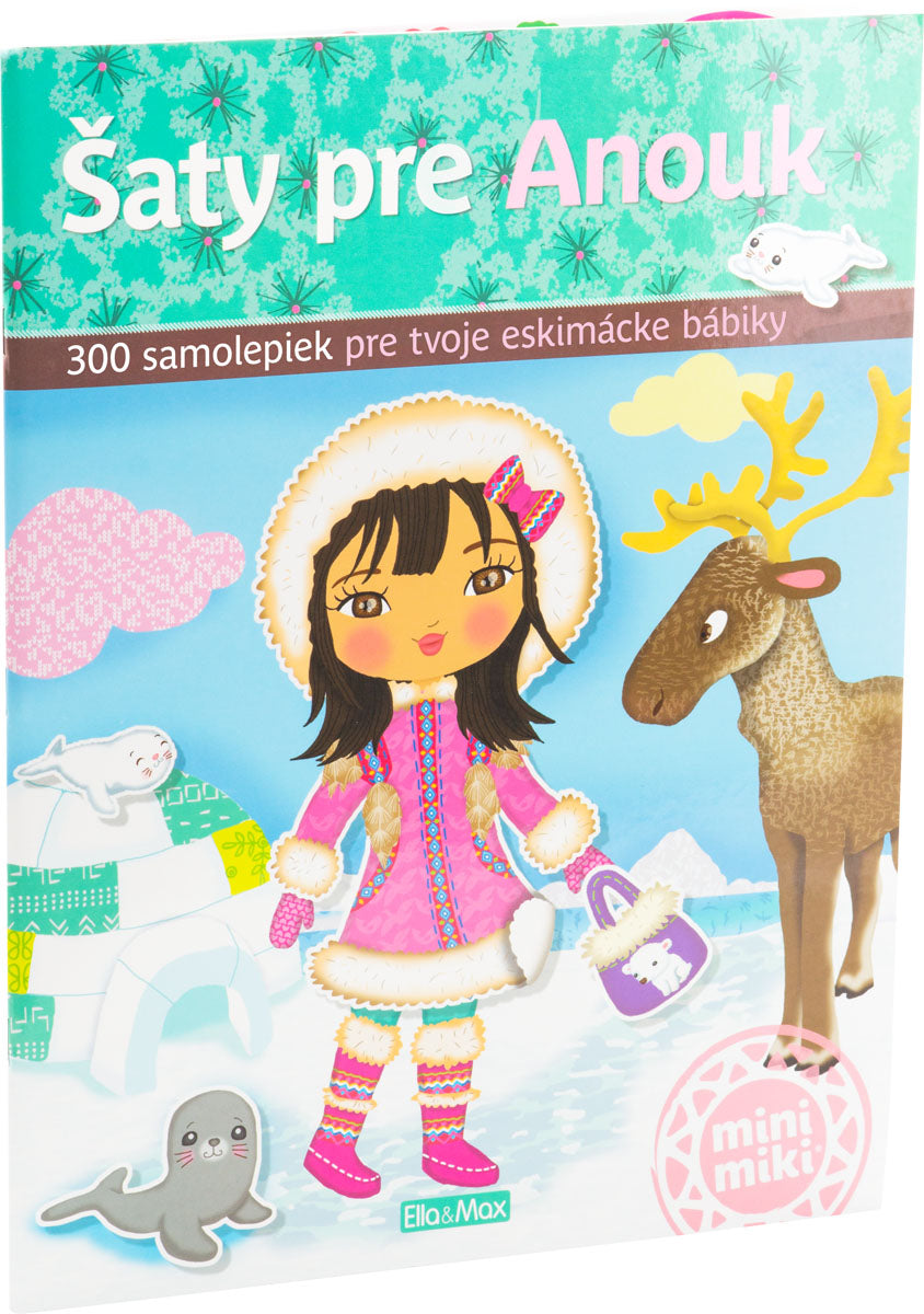 Šaty pre ANOUK – Kniha samolepiek     