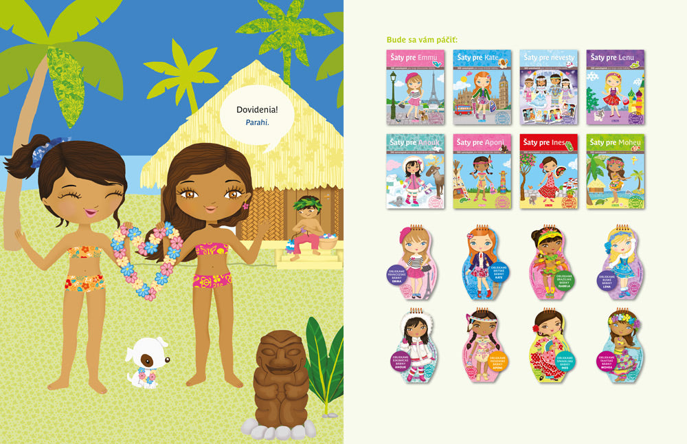 Šaty pre MOHEU – Kniha samolepiek