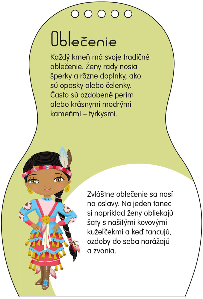 Aponi Obliekame indiánske bábiky APONI – Maľovanky – Ella & Max