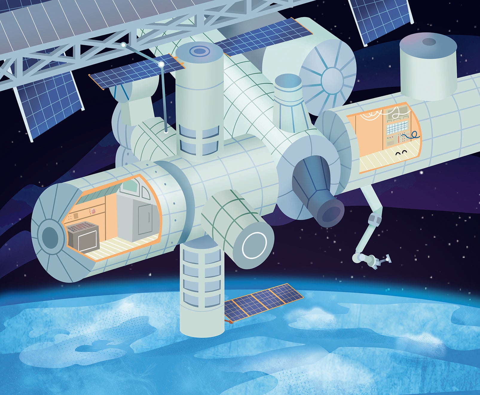 Čítaj a nalepuj – VO VESMÍRE, kniha se samolepkami