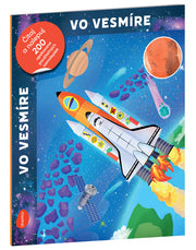 Čítaj a nalepuj – VO VESMÍRE, kniha se samolepkami