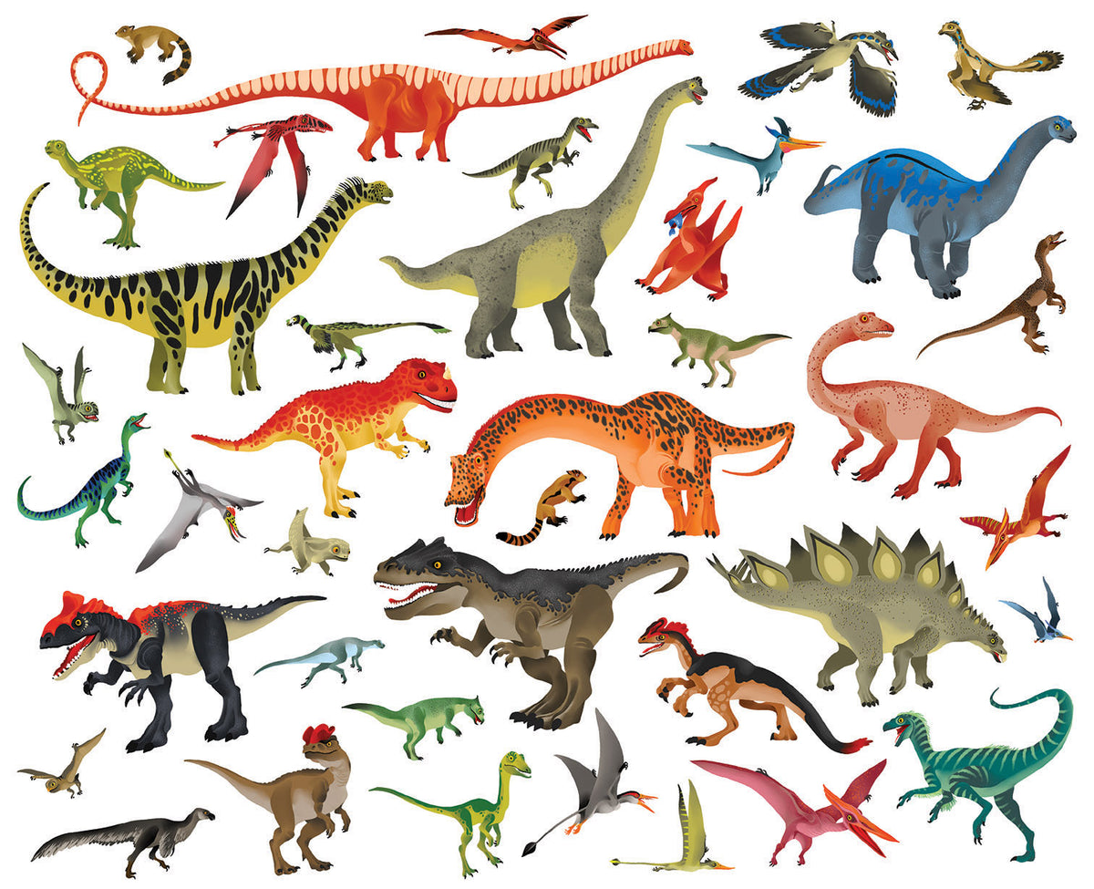 Čítaj a nalepuj – MEDZI DINOSAURAMI, kniha se samolepkami