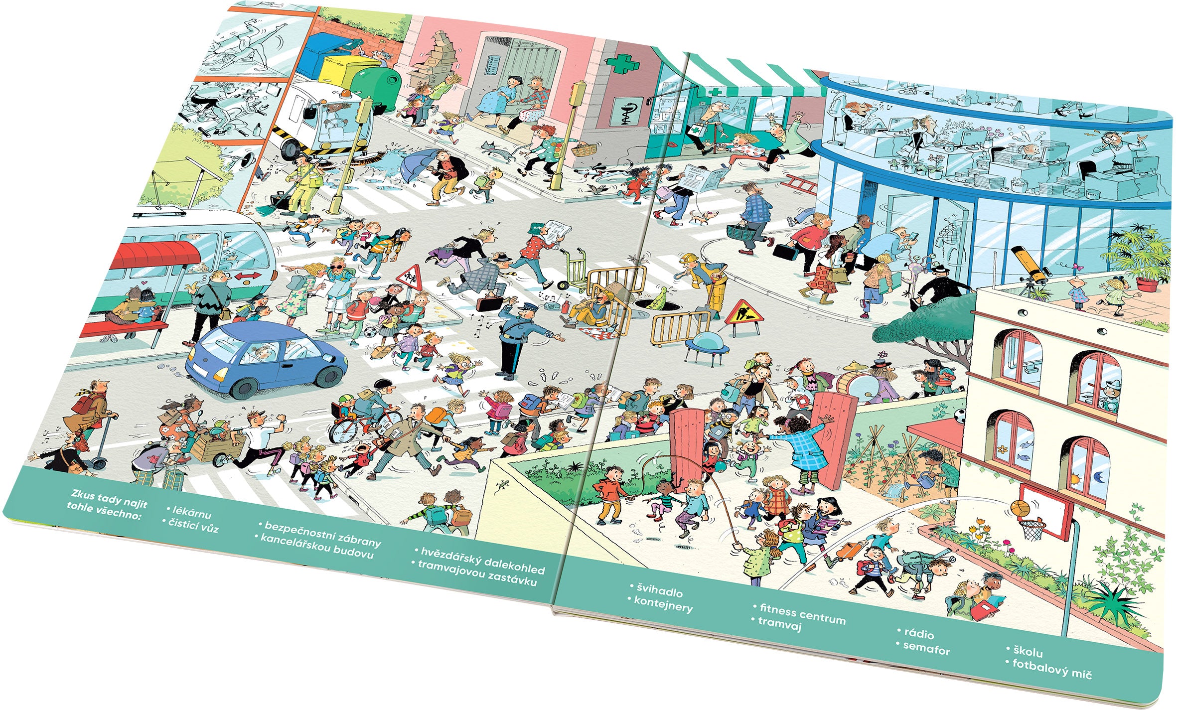 Velká knížka MĚSTO – Pátrej & vyprávěj