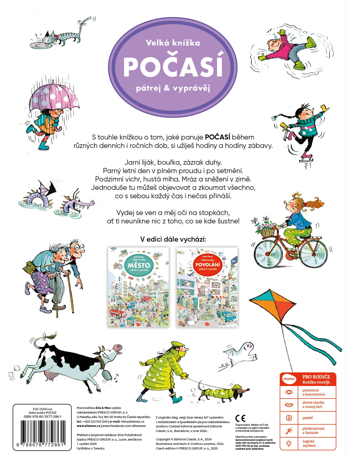 Velká knížka POČASÍ – Pátrej & vyprávěj