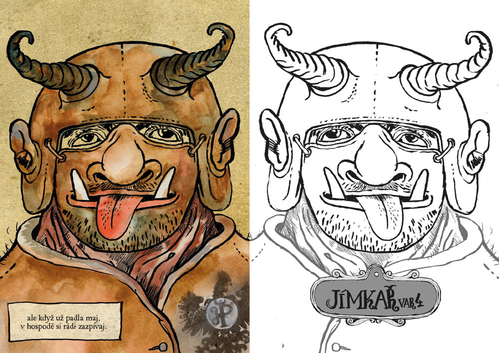 ČERTÍ BRKO – Pekelné masky a zpěvy (řevy)