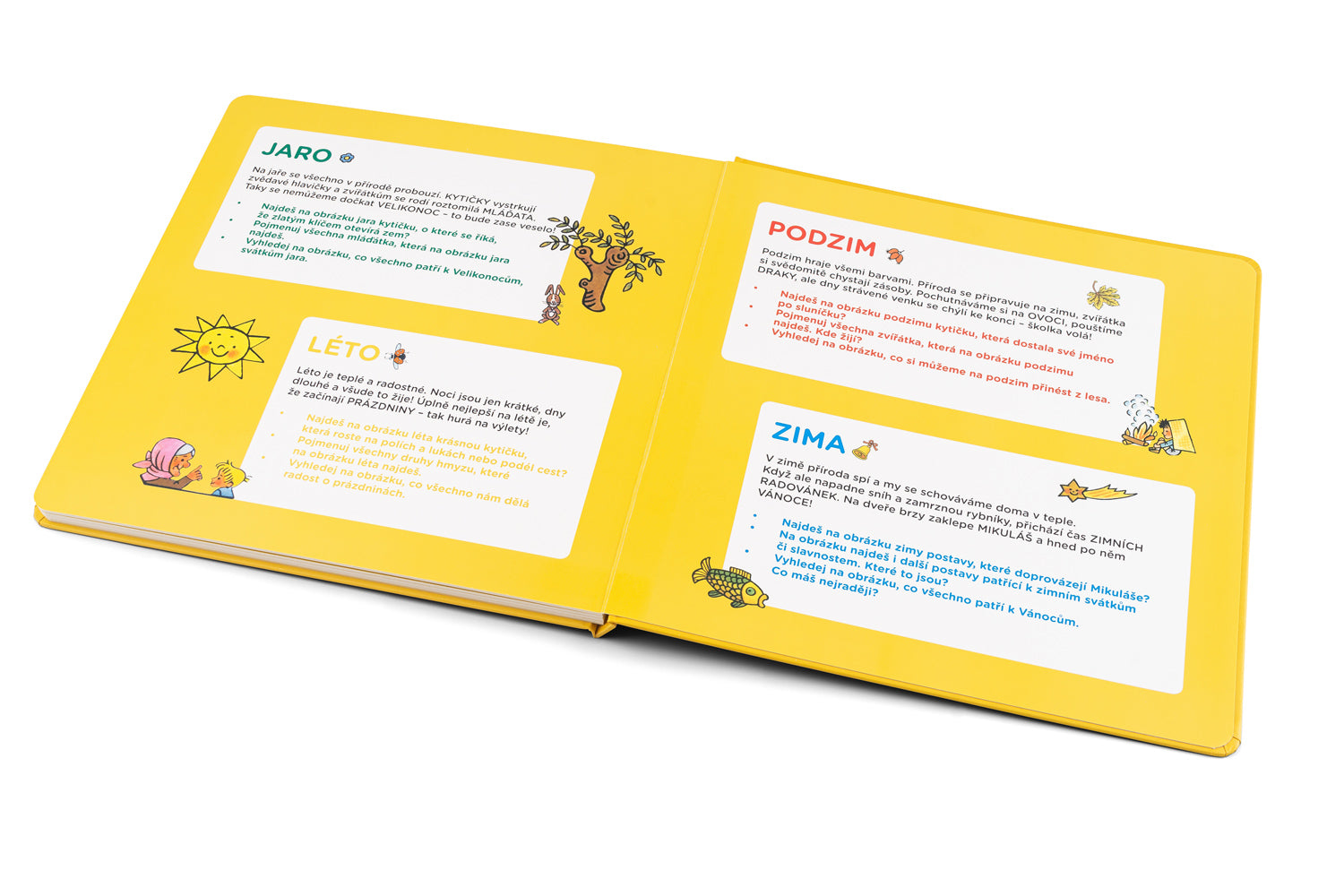 OD JARA DO ZIMY – Puzzle, básničky, omalovánky, kvízy