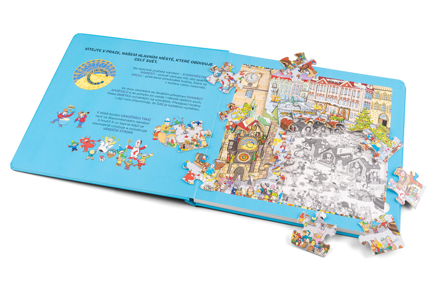 PRAHA – Puzzle, omalovánky, kvízy