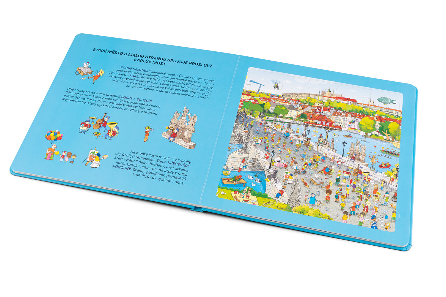 PRAHA – Puzzle, omalovánky, kvízy