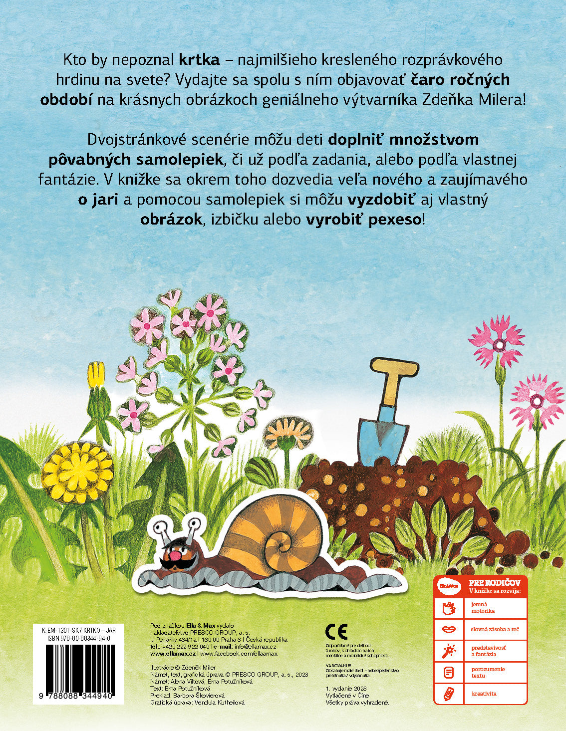 KRTKO a JAR  ─ Kniha samolepiek