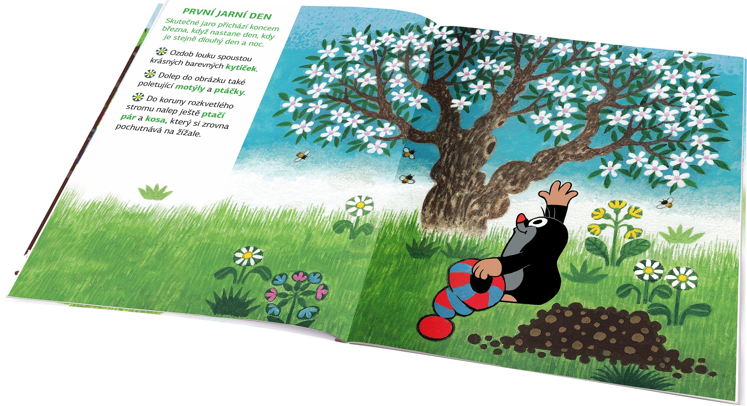 KRTEK a JARO  ─ Kniha samolepek