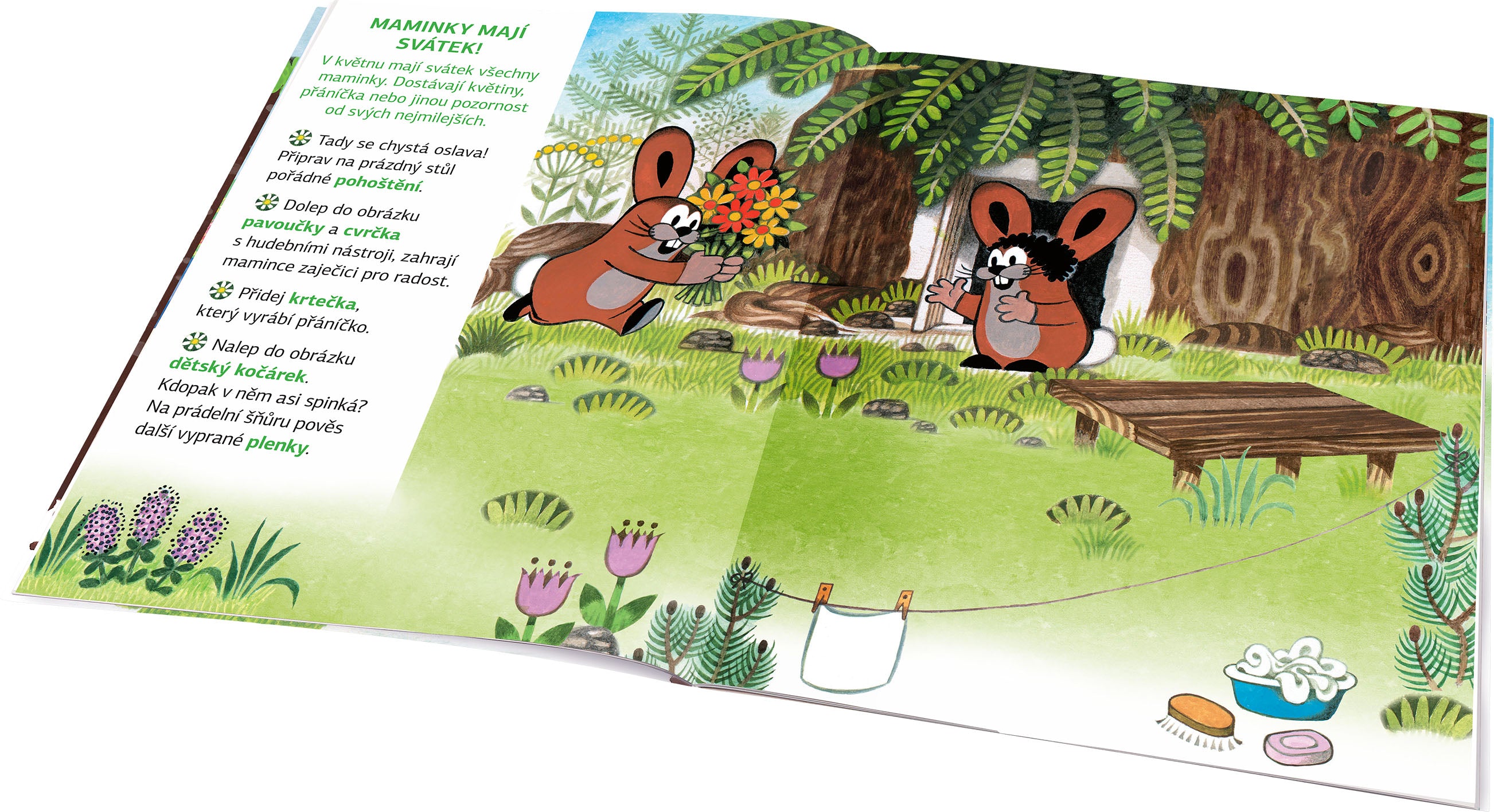 KRTEK a JARO  ─ Kniha samolepek