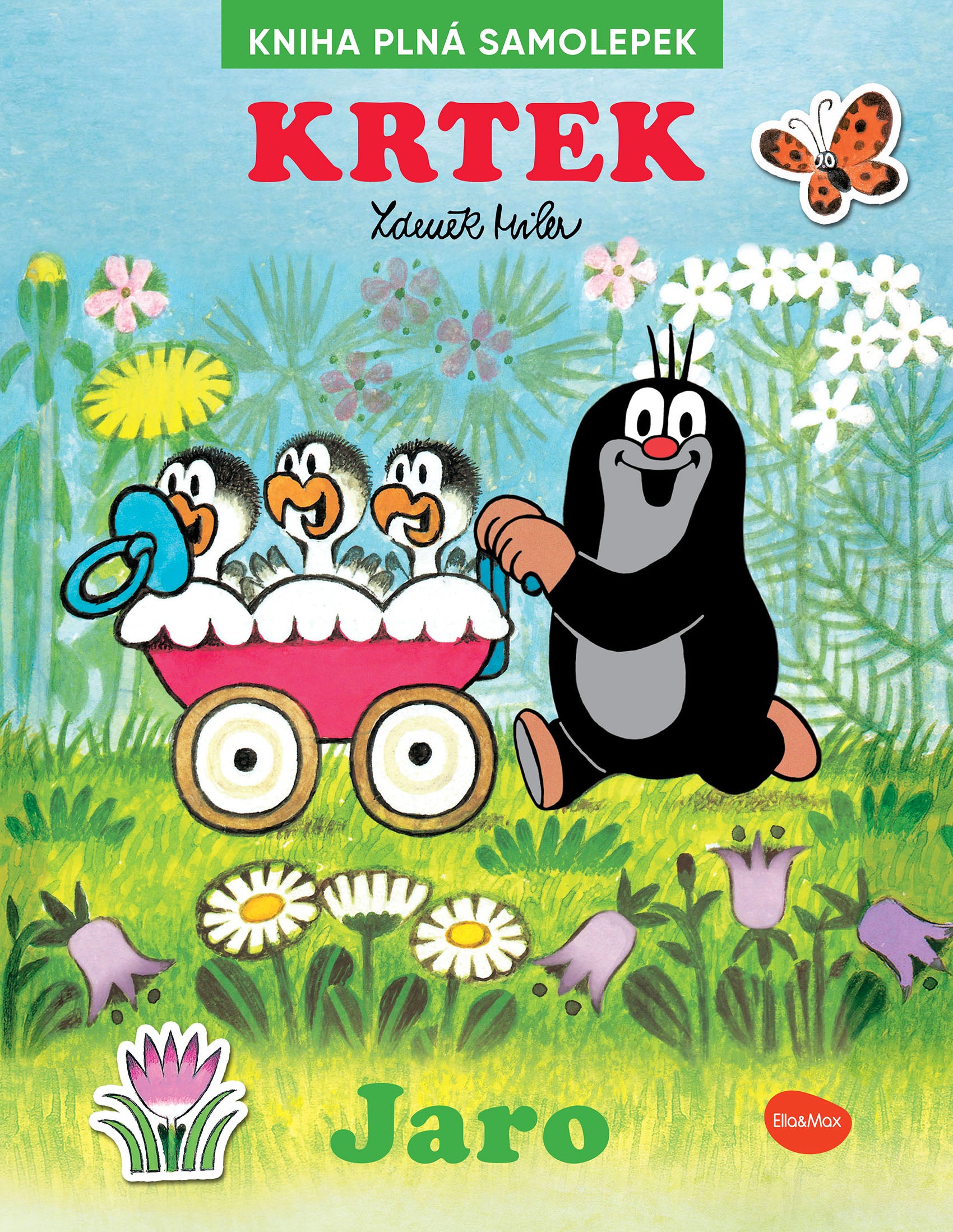 KRTEK a JARO  ─ Kniha samolepek