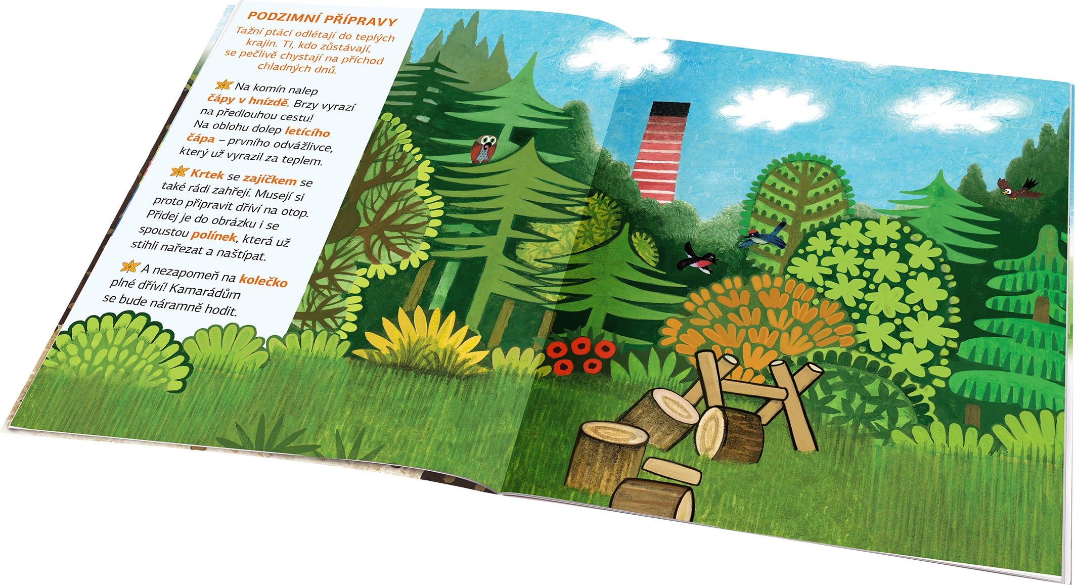 KRTEK a PODZIM  ─ Kniha samolepek