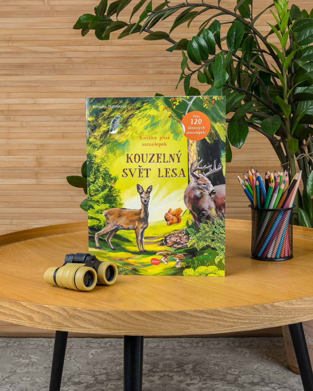 KOUZELNÝ SVĚT LESA – Kniha samolepek