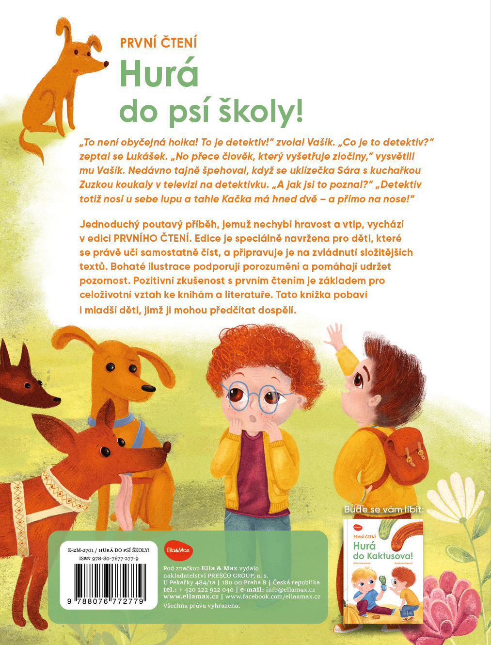 První čtení – HURÁ DO PSÍ ŠKOLY!