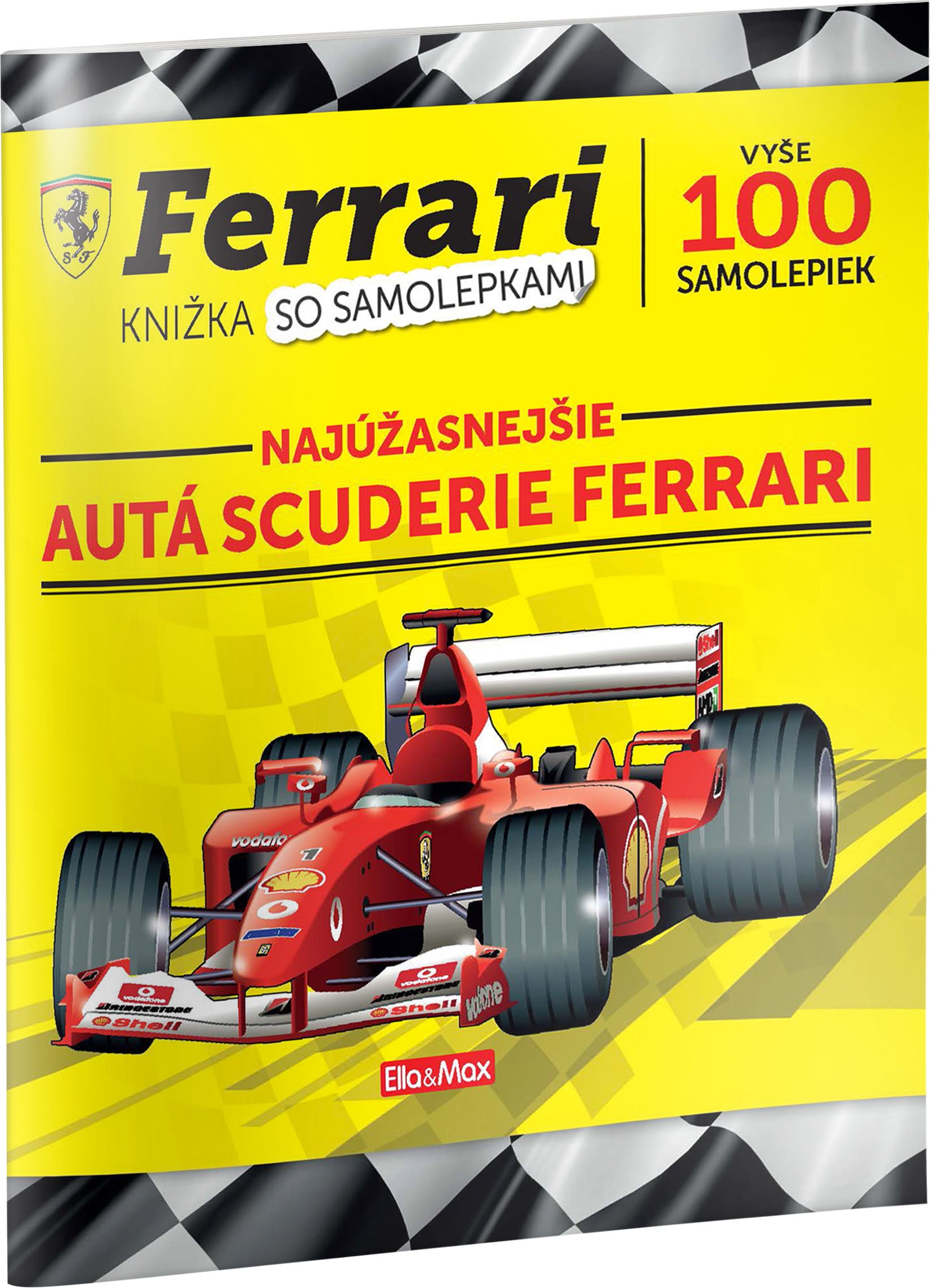 FERRARI, autá Scuderie – Kniha samolepiek
