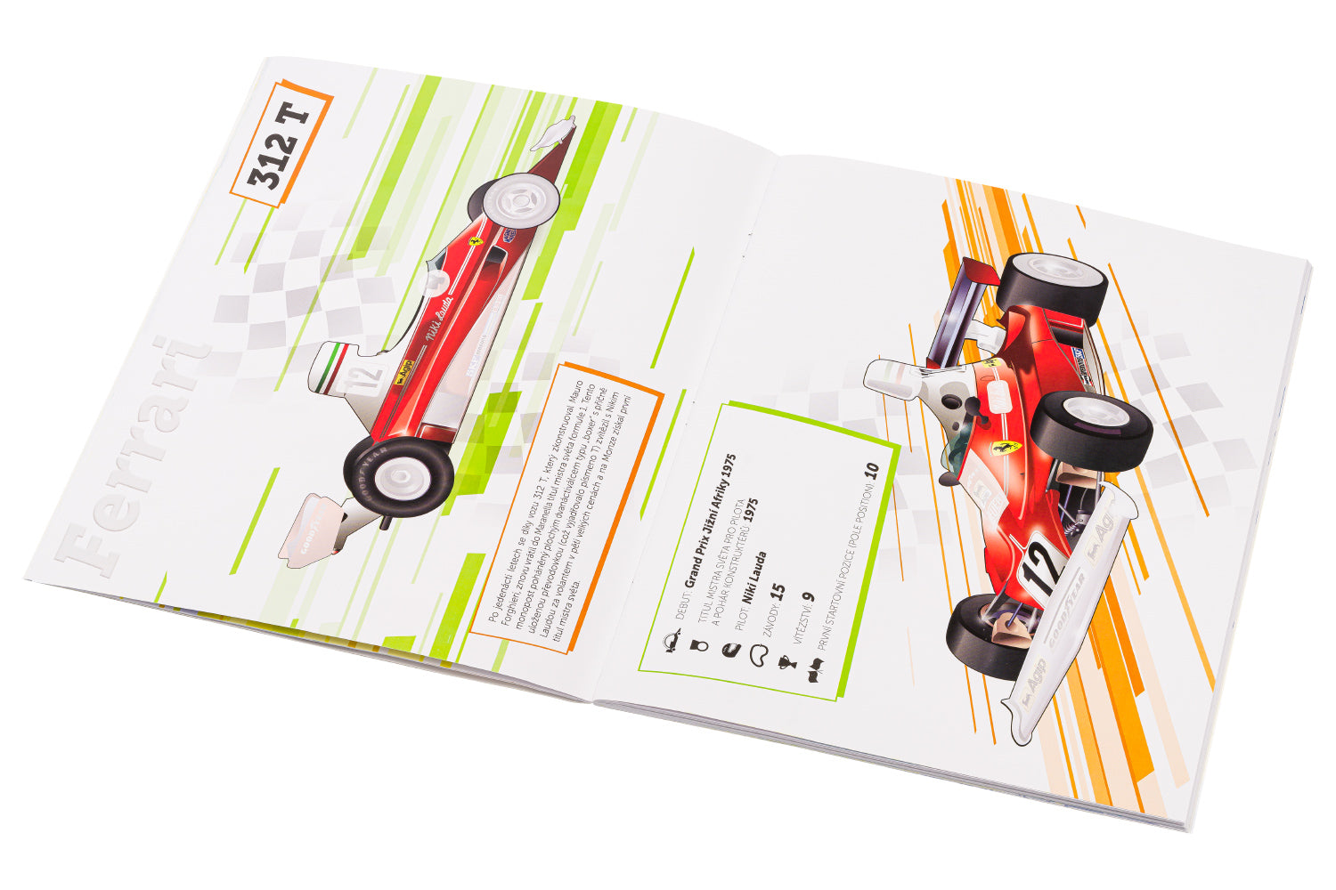 FERRARI, vozy Scuderie – Kniha samolepek