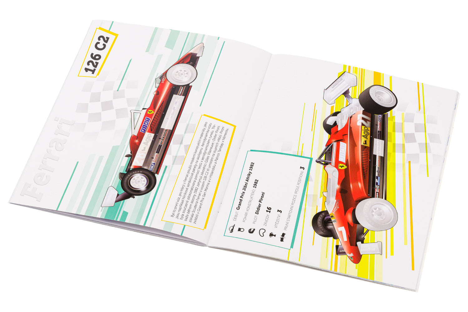 FERRARI, vozy Scuderie – Kniha samolepek
