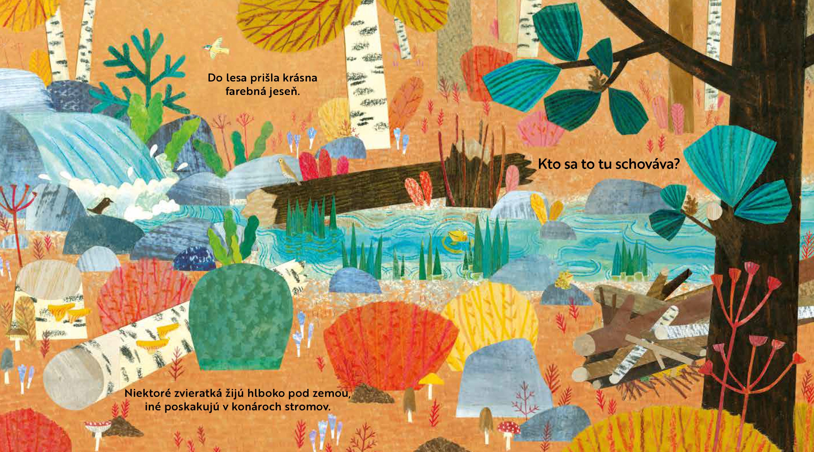 Kto sa to tu schováva? V LESE  – Knižka s odklápacími okienkami