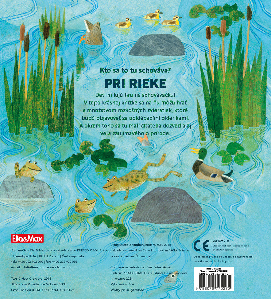 Kto sa to tu schováva? PRI RIEKE – Knižka s odklápacími okienkami