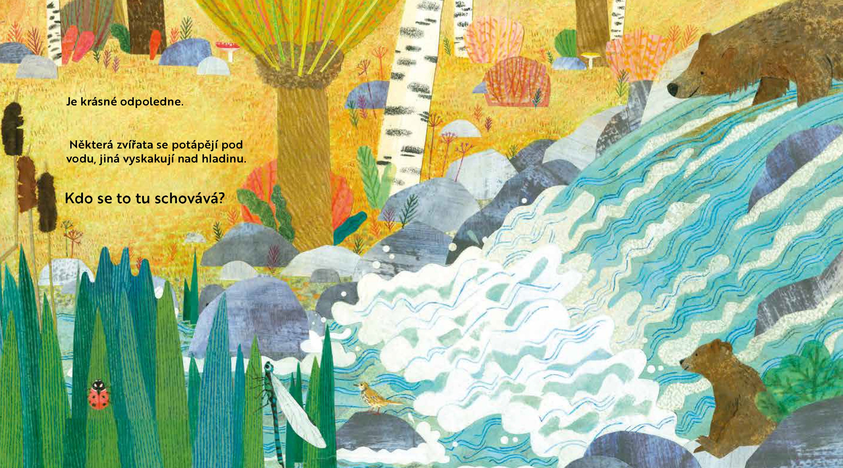 Kdo se to tu schovává? U ŘEKY – Knížka s odklápěcími okénky