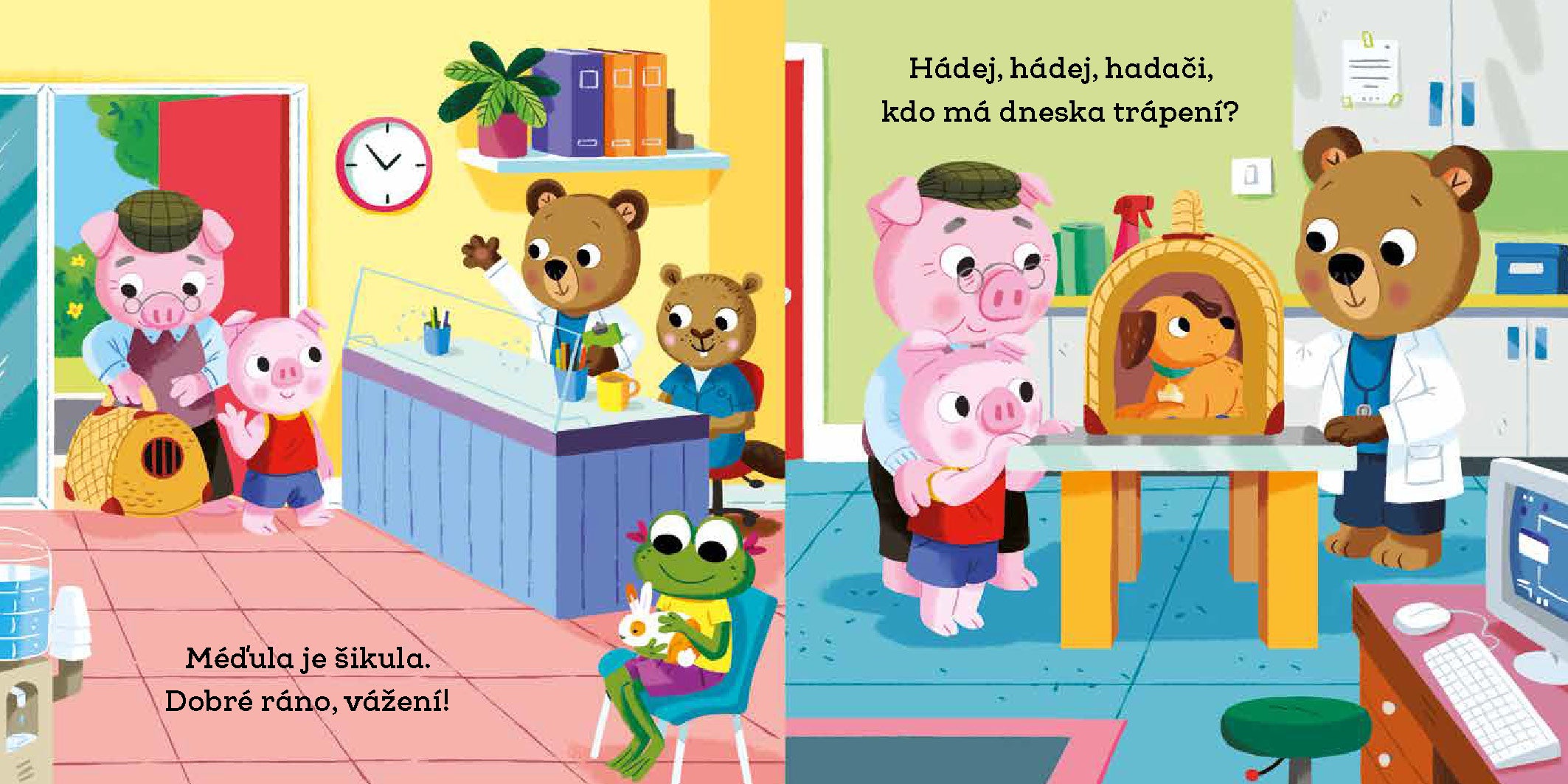 MÉĎULA ŠIKULA VETERINÁŘEM – Obrázky s pohyblivými prvky