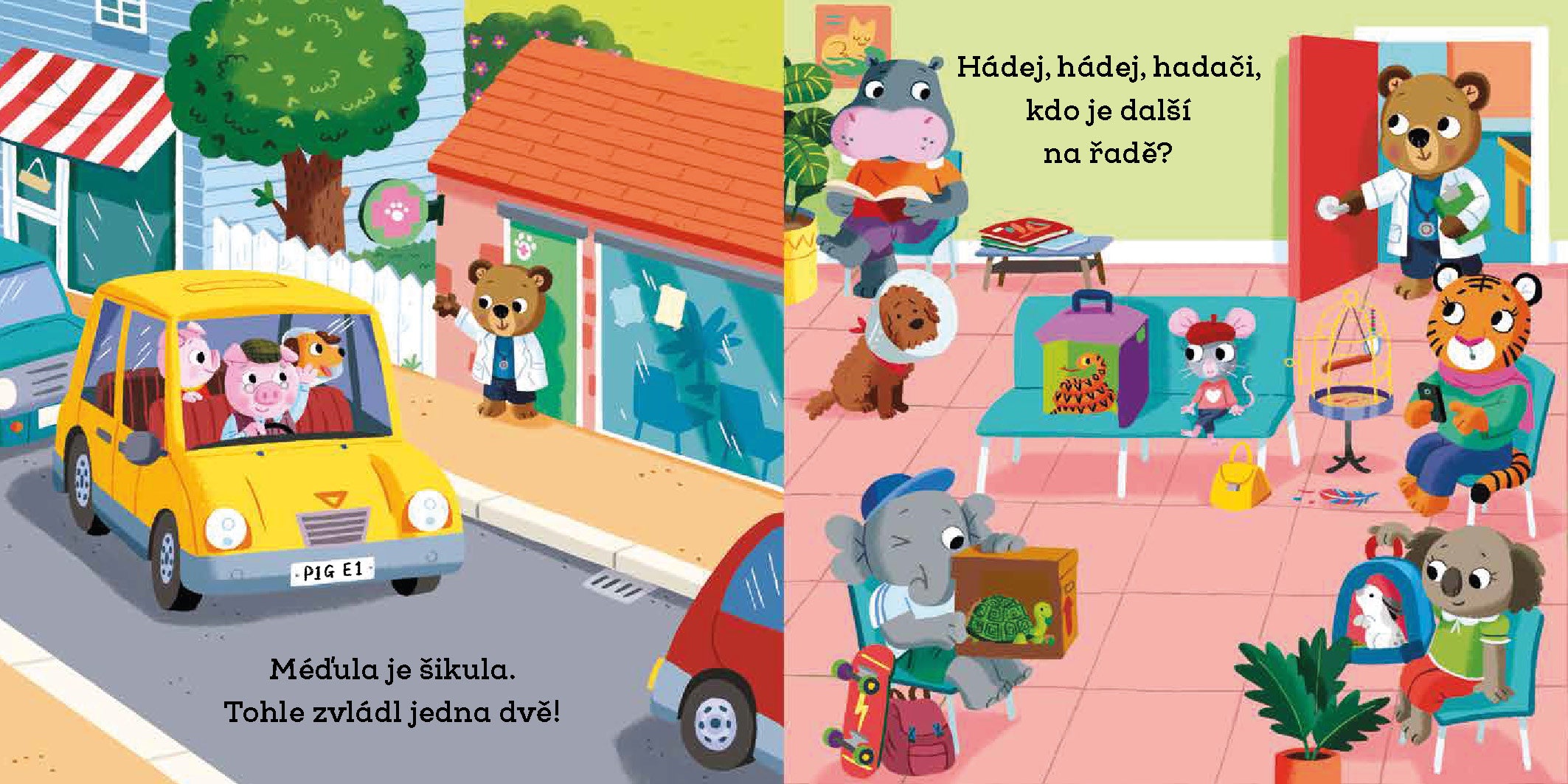 MÉĎULA ŠIKULA VETERINÁŘEM – Obrázky s pohyblivými prvky