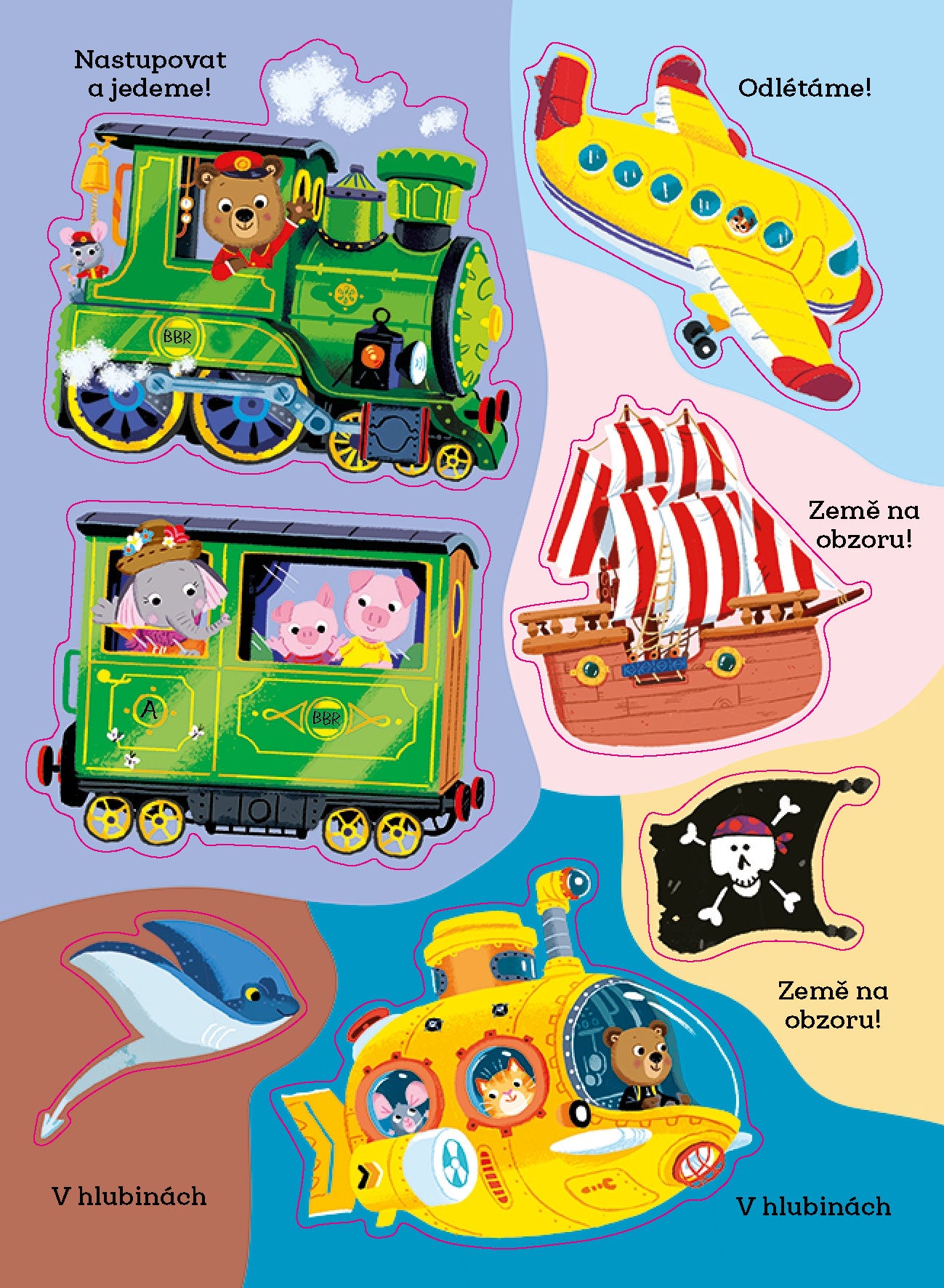 MÉĎULA ŠIKULA: POZNÁVÁME DOPRAVNÍ PROSTŘEDKY – Samolepková knížka