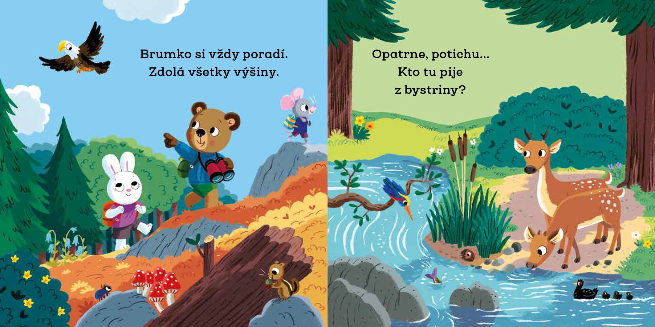 BRUMKO ROZUMKO TÁBORNÍKOM – Obrázky s pohyblivými prvkami
