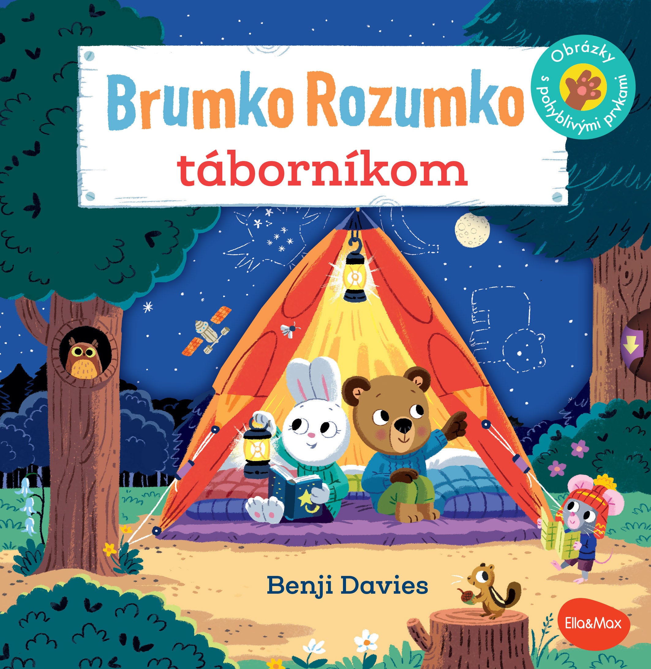 BRUMKO ROZUMKO TÁBORNÍKOM – Obrázky s pohyblivými prvkami