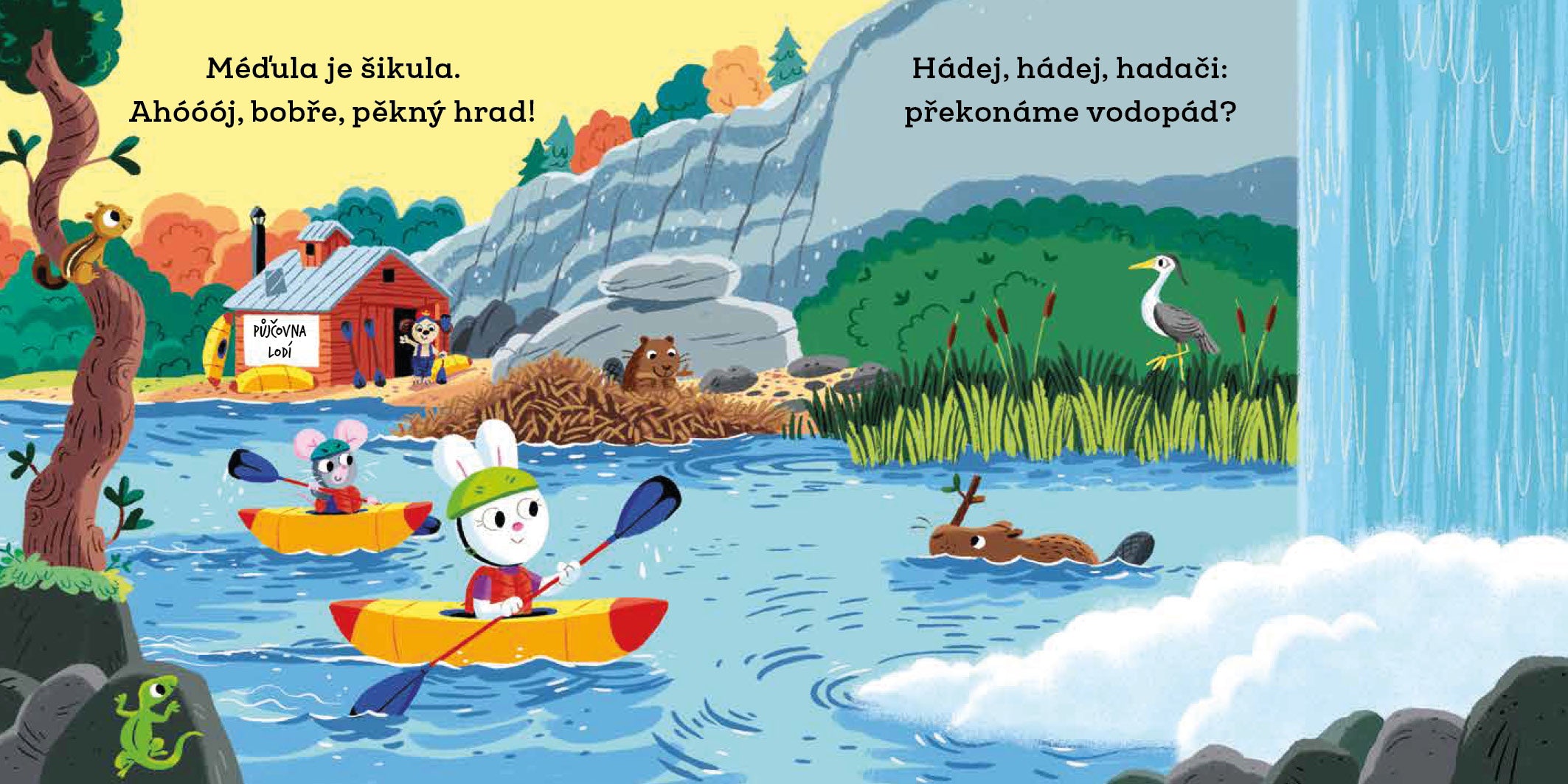 MÉĎULA ŠIKULA TÁBORNÍKEM – Obrázky s pohyblivými prvky