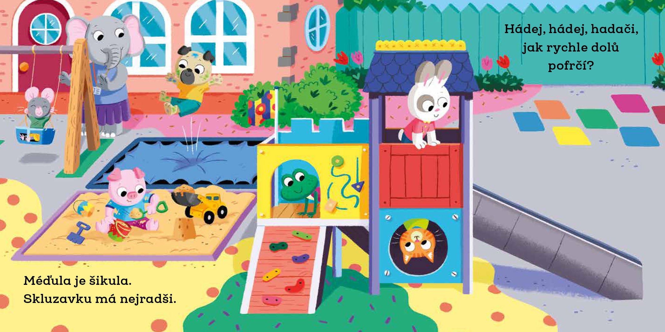 MÉĎULA ŠIKULA ŠKOLÁČKEM – Obrázky s pohyblivými prvky