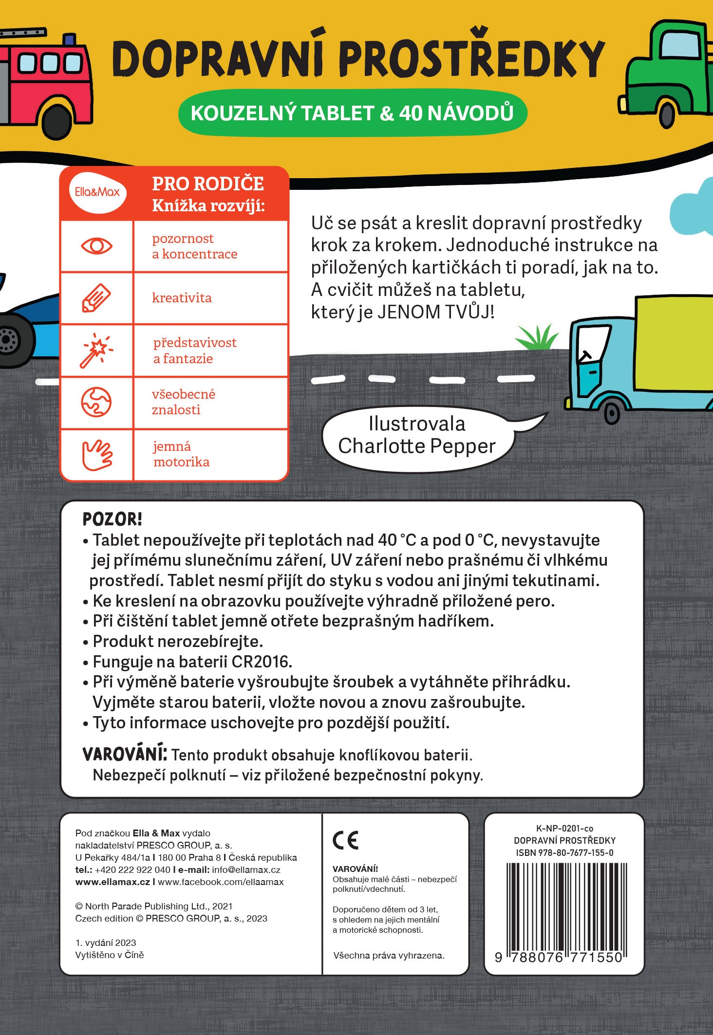 Kouzelný tablet & 40 návodů – DOPRAVNÍ PROSTŘEDKY
