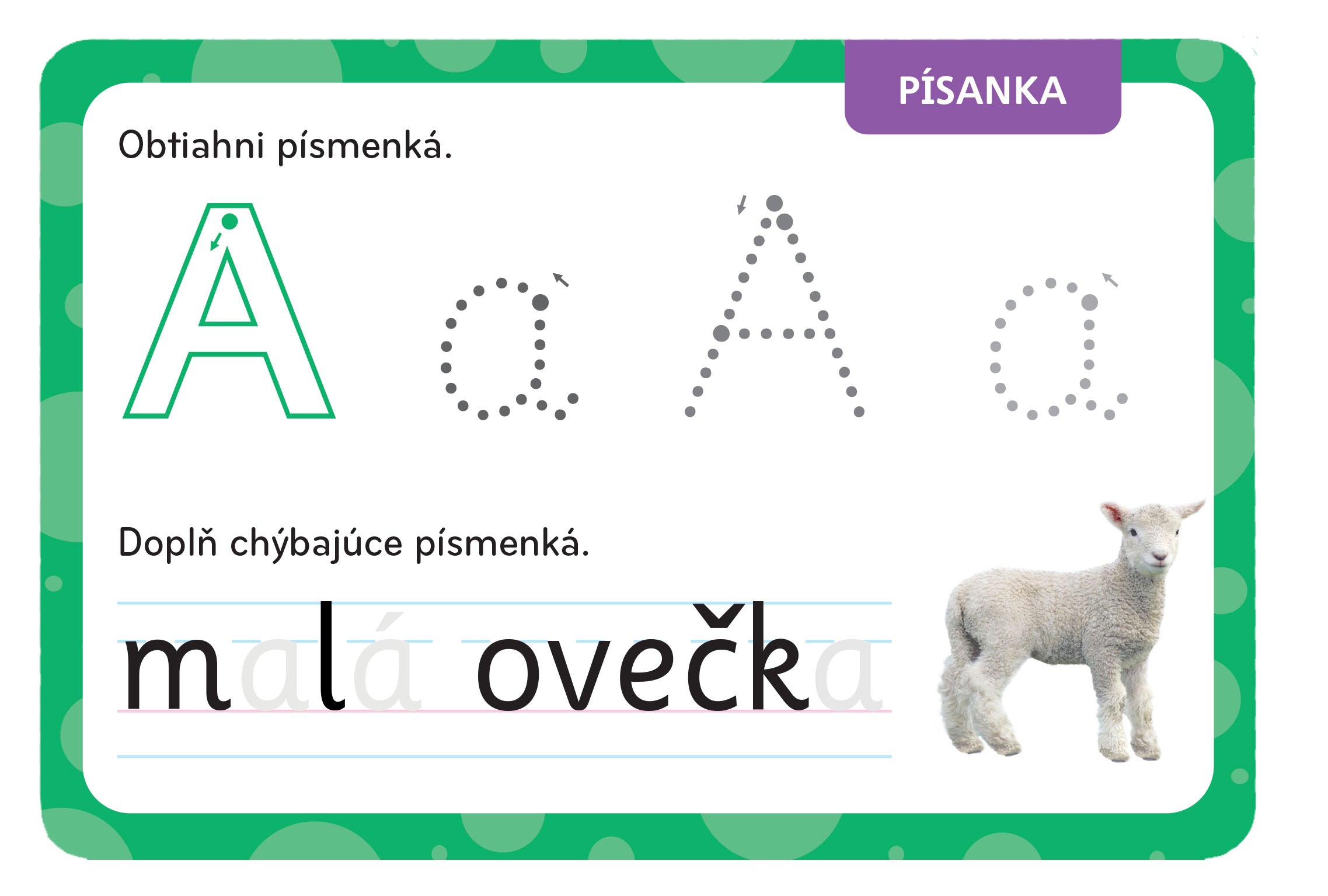 Kúzelný tablet & stierateľné karty –  Prvé PÍSANIE