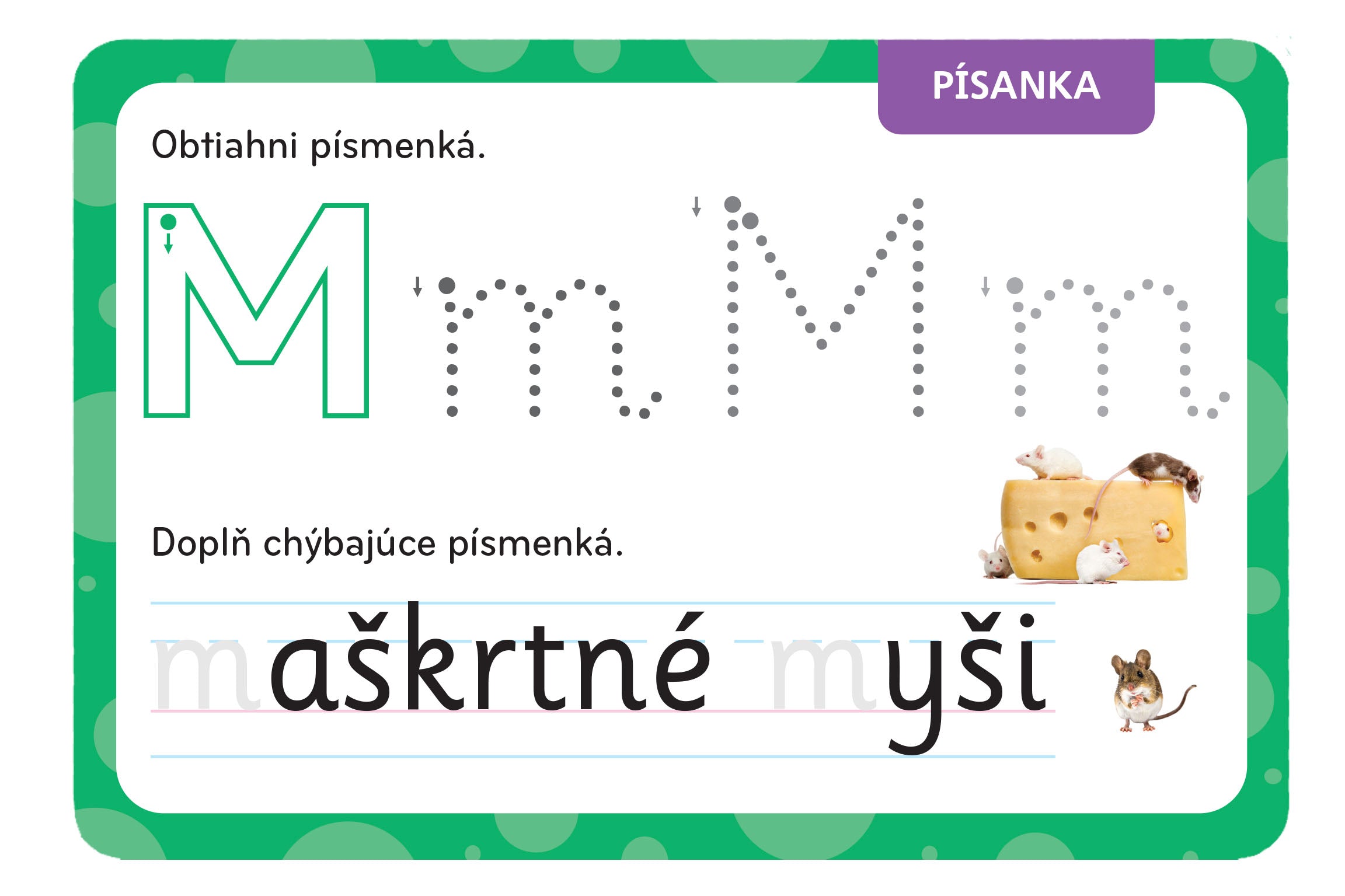 Kúzelný tablet & stierateľné karty –  Prvé PÍSANIE
