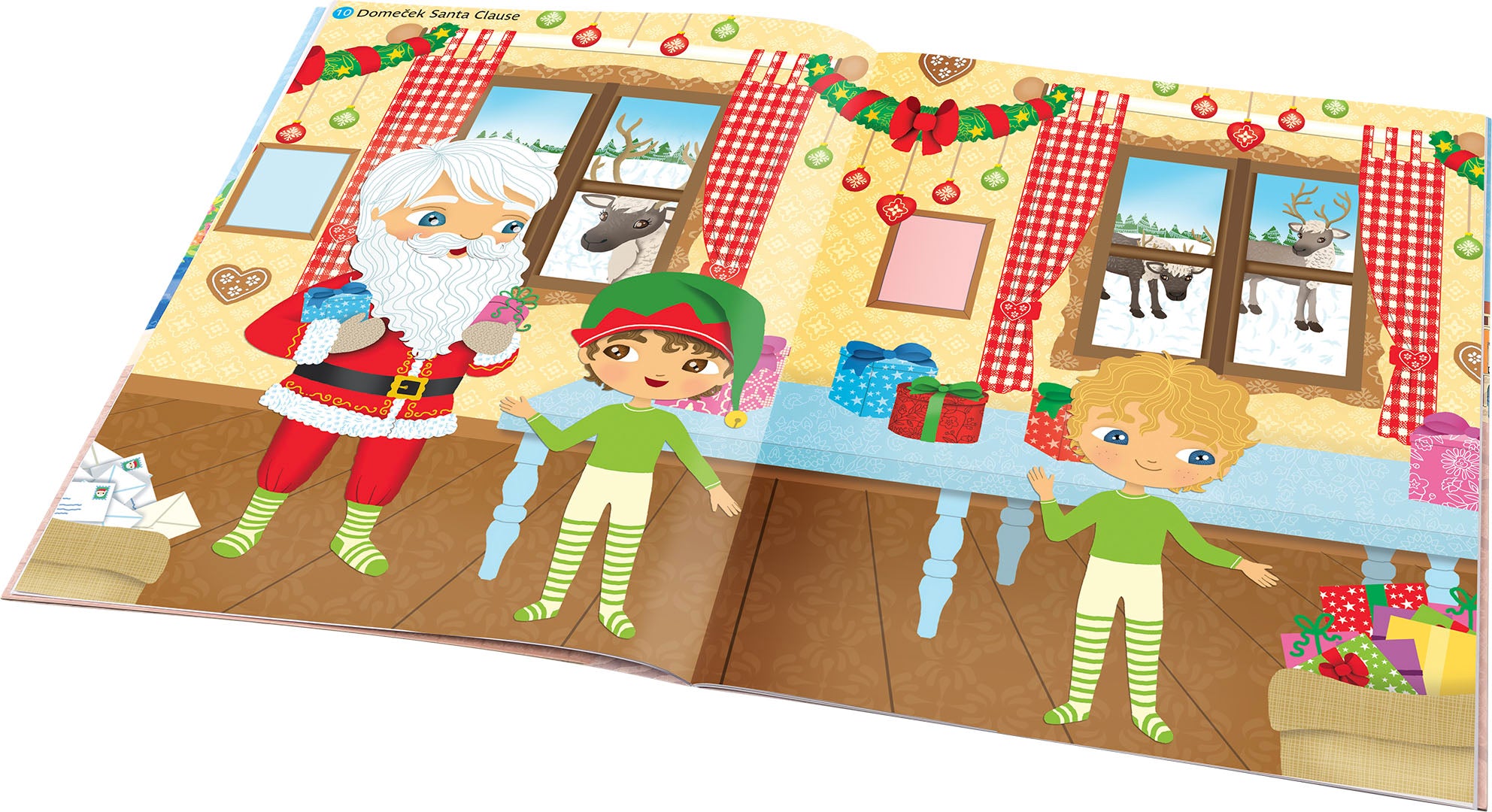 Šaty z celého světa VÁNOCE ─ Kniha samolepek