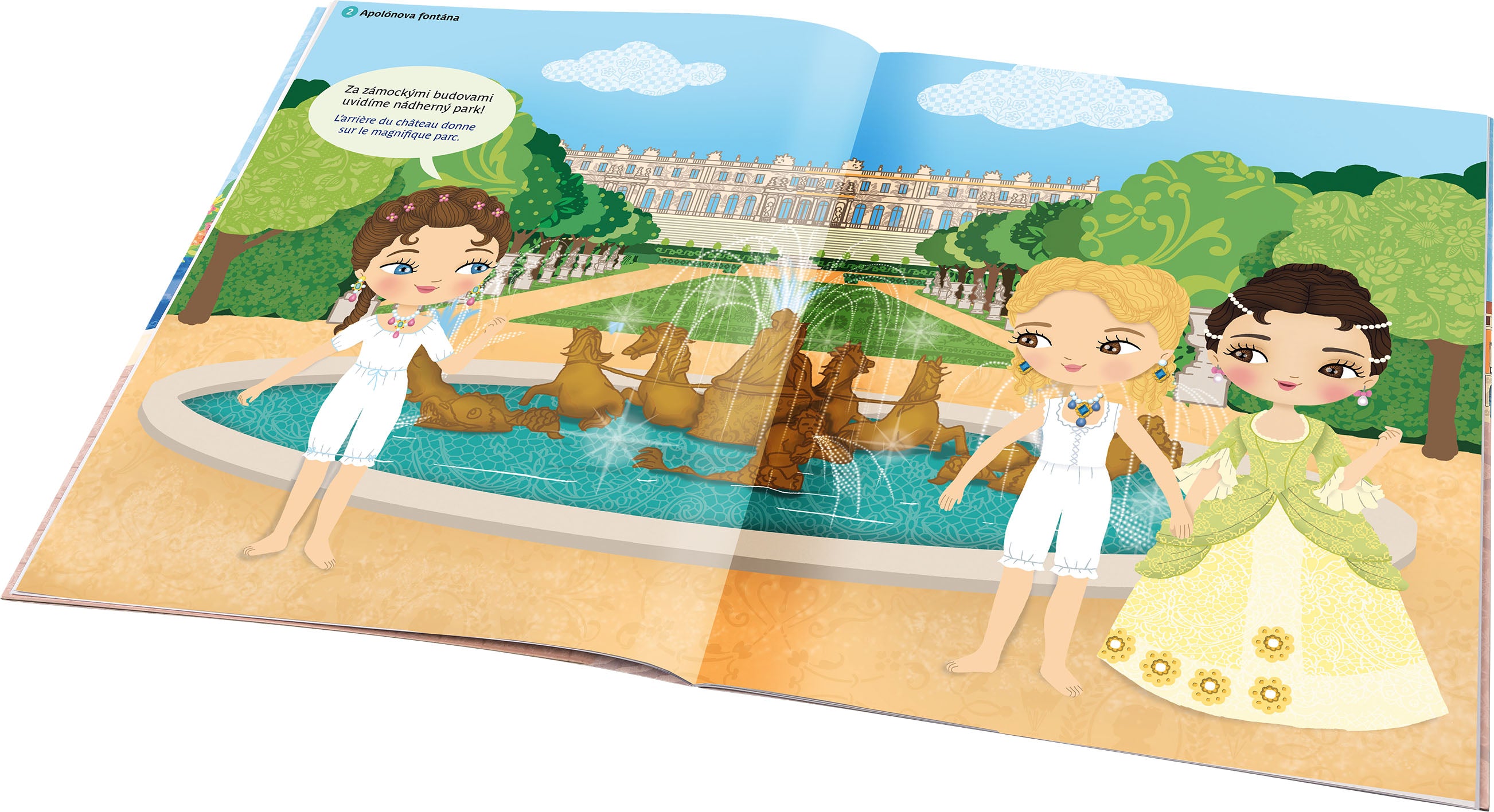 Šaty pre princeznú EMMU ─  Kniha samolepiek