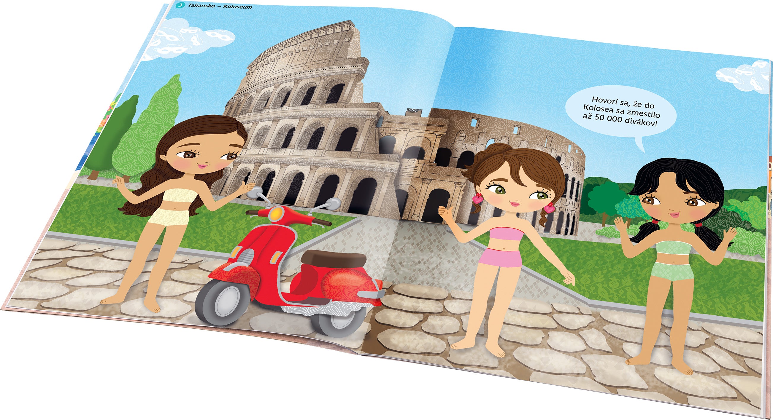 Šaty z celého sveta DIVY SVETA – Kniha samolepiek