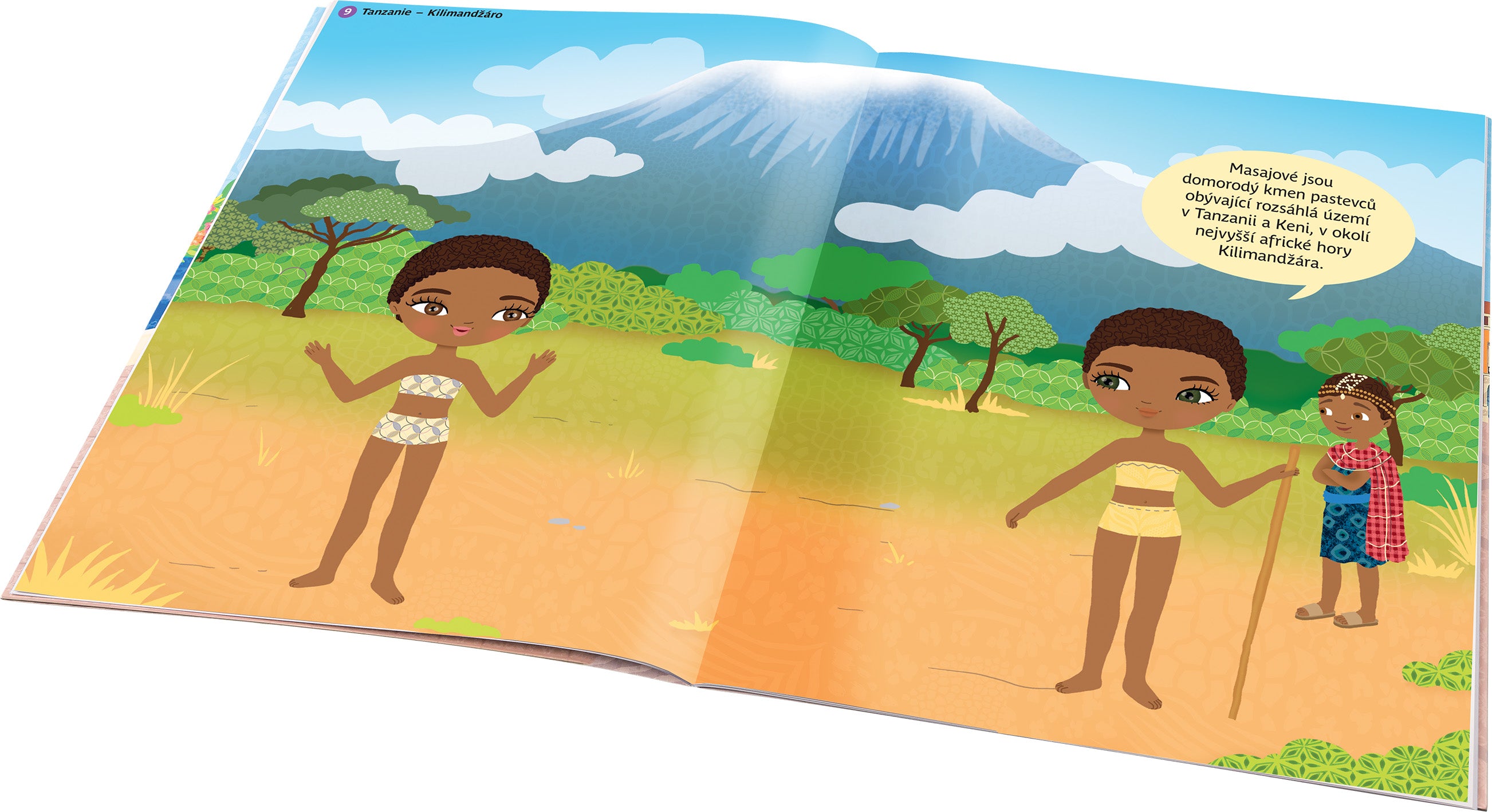 Šaty z celého světa DIVY SVĚTA – Kniha samolepek