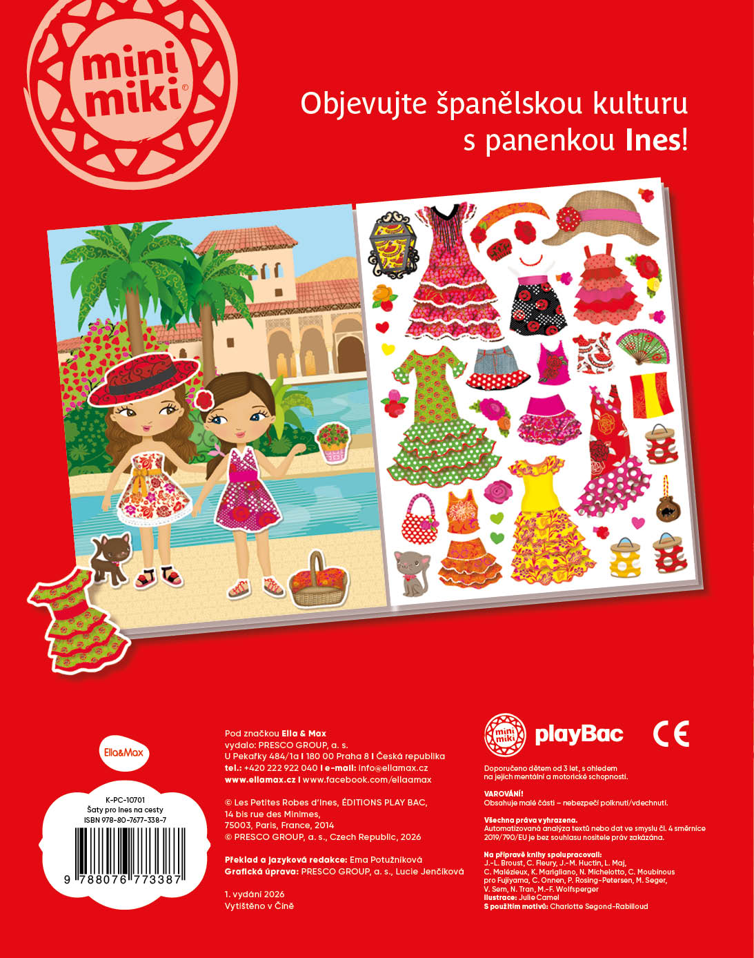 Na cesty: ŠATY PRO INES – Kniha se samolepkami