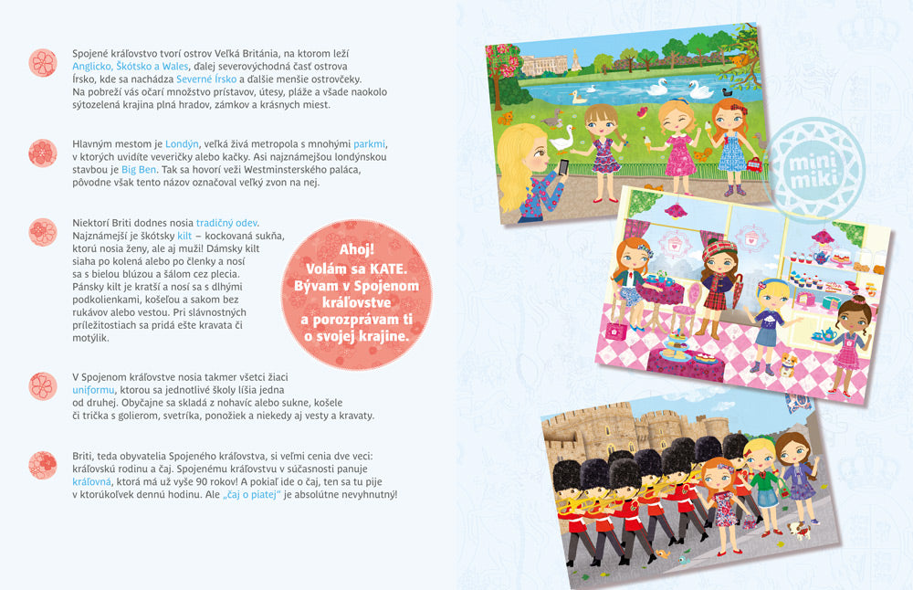 Šaty pre KATE – Kniha samolepiek       