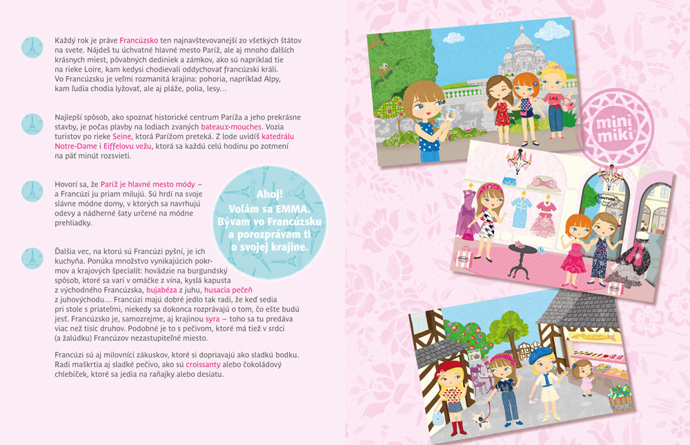 Šaty pre EMMU – Kniha samolepiek     