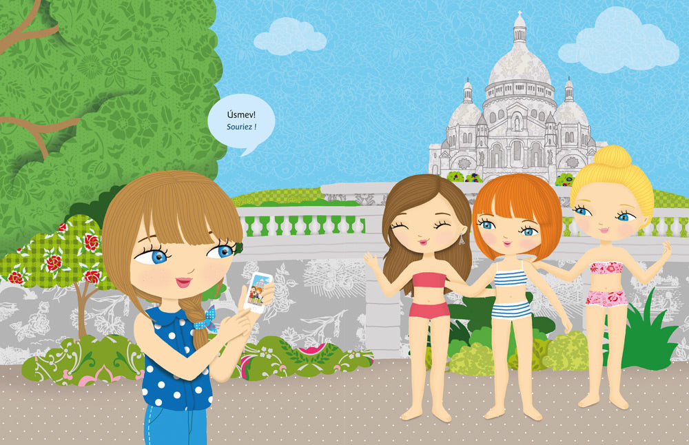 Šaty pre EMMU – Kniha samolepiek     